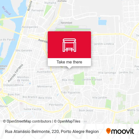 Rua Atanásio Belmonte, 220 map