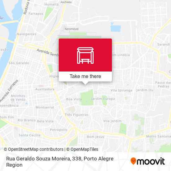Rua Geraldo Souza Moreira, 338 map