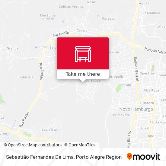 Sebastião Fernandes De Lima map