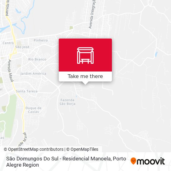 São Domungos Do Sul - Residencial Manoela map