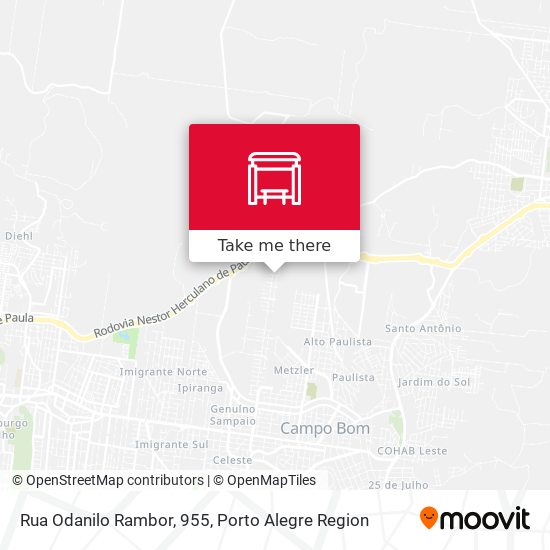 Rua Odanilo Rambor, 955 map