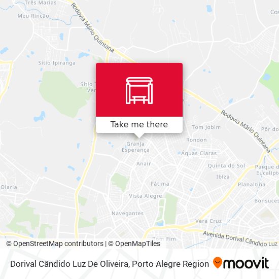Dorival Cândido Luz De Oliveira map
