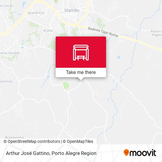 Arthur José Gattino map