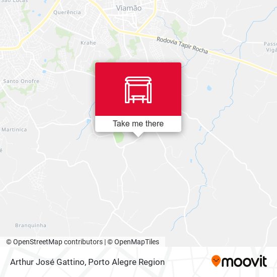 Arthur José Gattino map