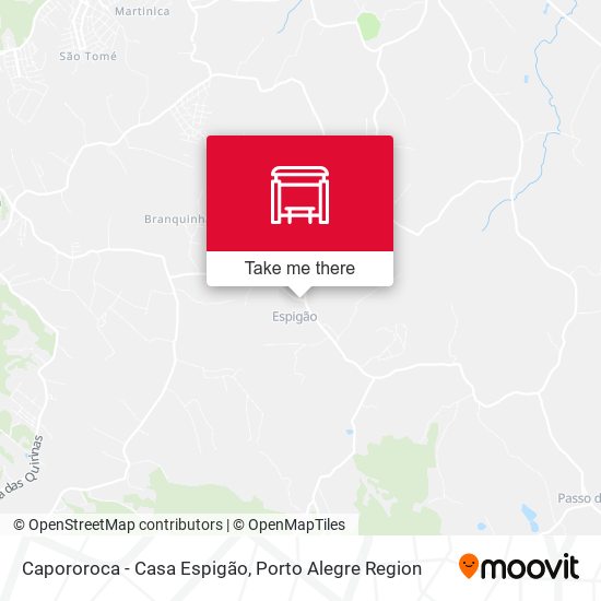 Capororoca - Casa Espigão map
