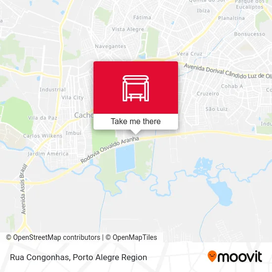 Rua Congonhas map