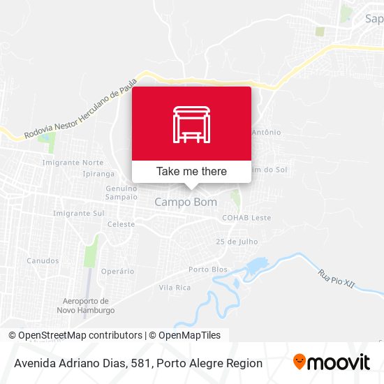 Avenida Adriano Dias, 581 map