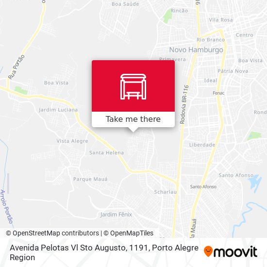 Avenida Pelotas Vl Sto Augusto, 1191 map