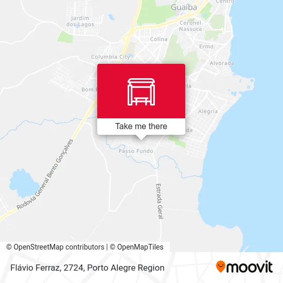 Flávio Ferraz, 2724 map