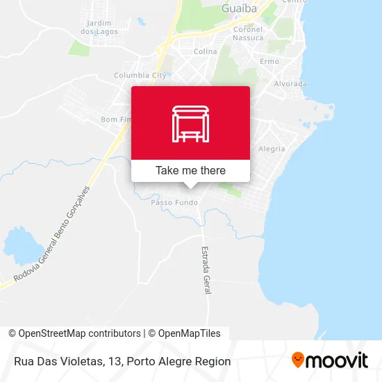 Rua Das Violetas, 13 map