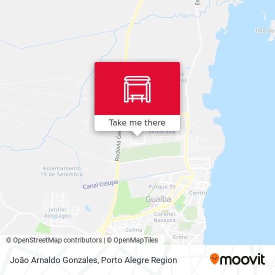 João Arnaldo Gonzales map