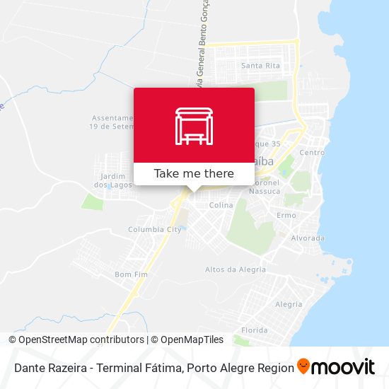 Dante Razeira - Terminal Fátima map