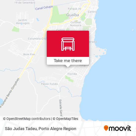 São Judas Tadeu map