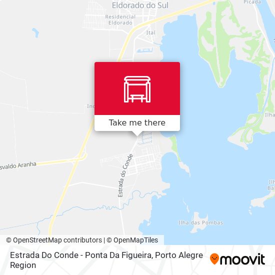 Estrada Do Conde - Ponta Da Figueira map