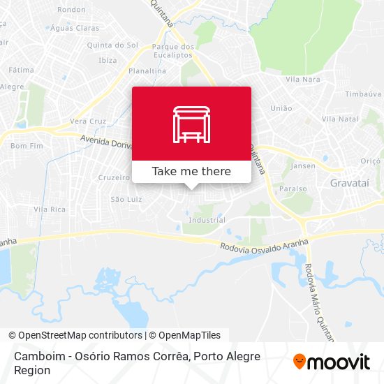 Camboim - Osório Ramos Corrêa map