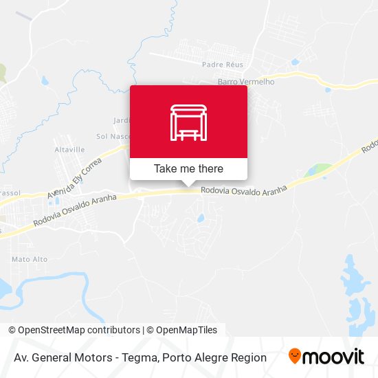 Av. General Motors - Tegma map