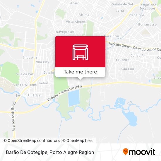 Barão De Cotegipe map