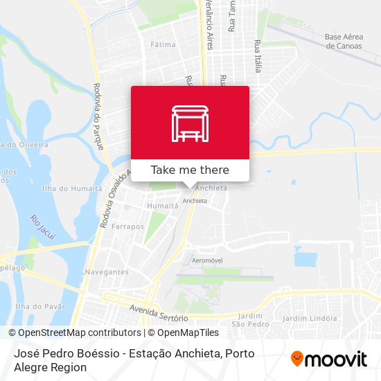 José Pedro Boéssio - Estação Anchieta map