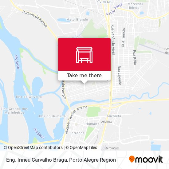 Eng. Irineu Carvalho Braga map