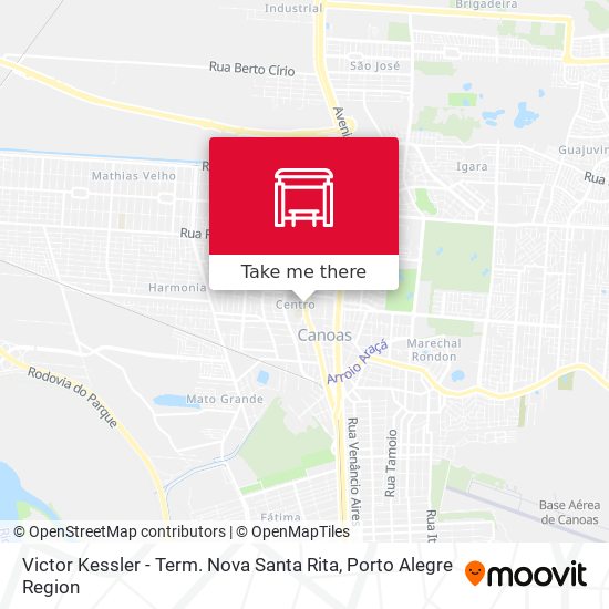 Victor Kessler - Term. Nova Santa Rita map