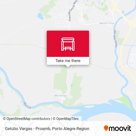 Getúlio Vargas - Proamb map