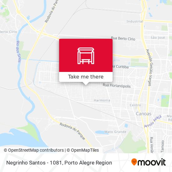 Negrinho Santos - 1081 map