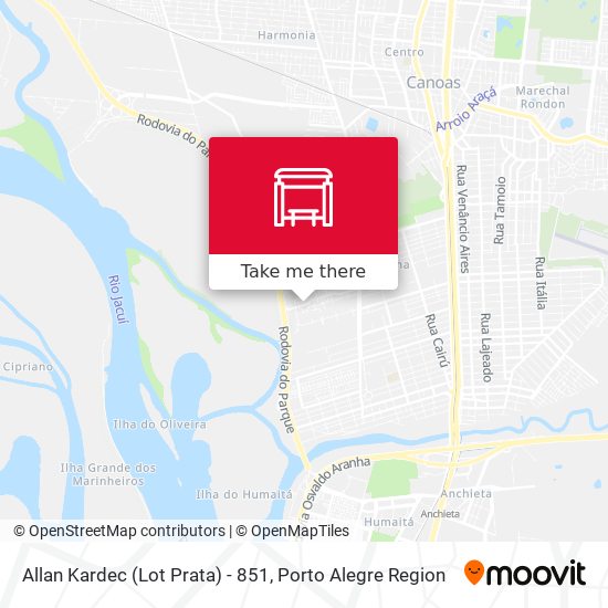 Allan Kardec (Lot Prata) - 851 map