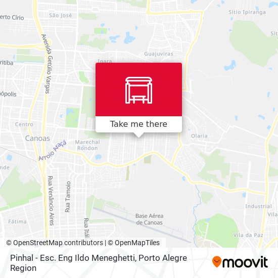 Pinhal - Esc. Eng Ildo Meneghetti map