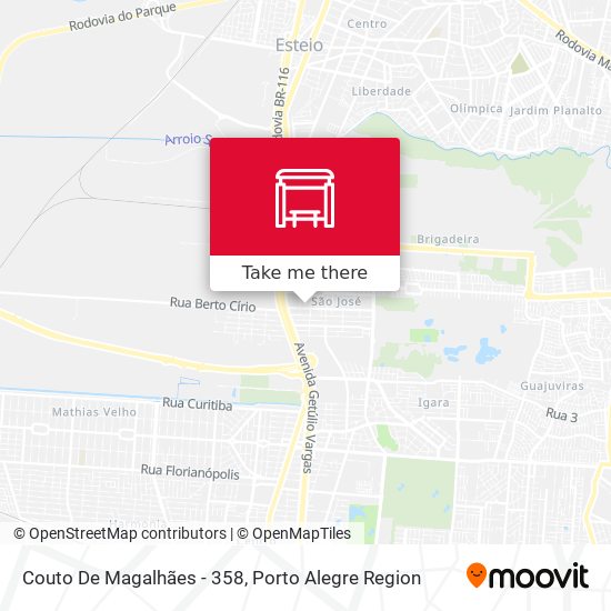 Couto De Magalhães - 358 map