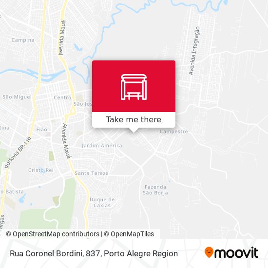 Rua Coronel Bordini, 837 map