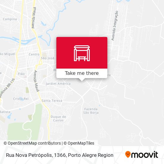 Rua Nova Petrópolis, 1366 map