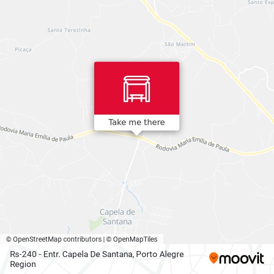 Rs-240 - Entr. Capela De Santana map
