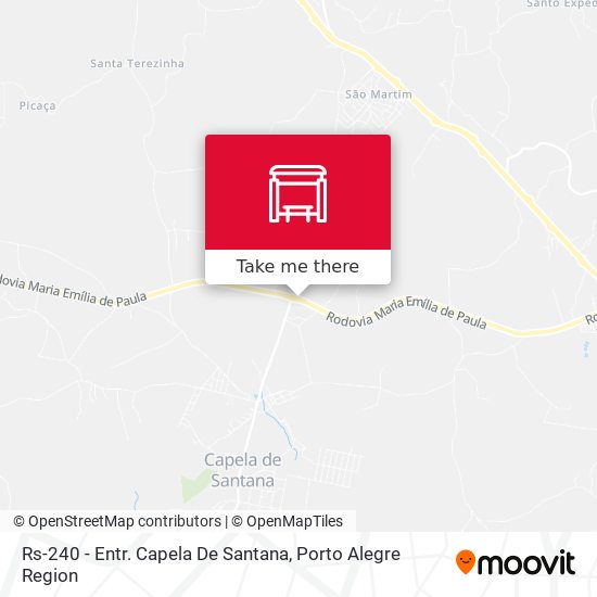 Rs-240 - Entr. Capela De Santana map