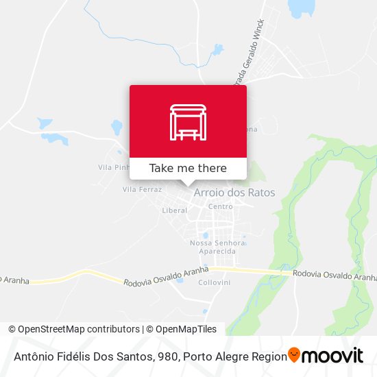 Antônio Fidélis Dos Santos, 980 map