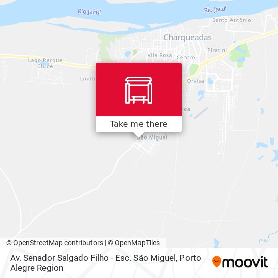 Av. Senador Salgado Filho - Esc. São Miguel map