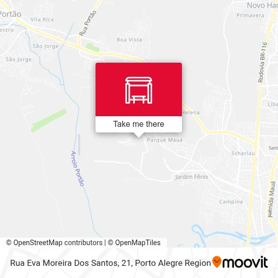 Rua Eva Moreira Dos Santos, 21 map
