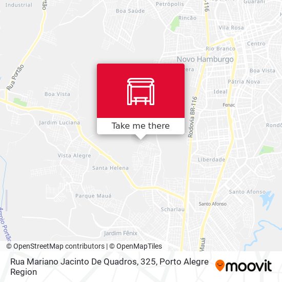 Rua Mariano Jacinto De Quadros, 325 map