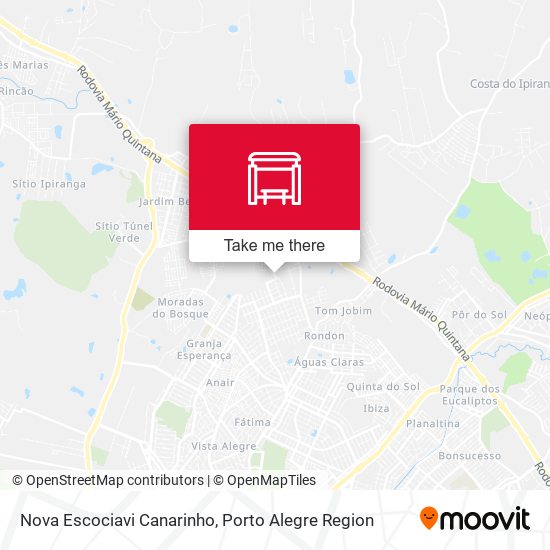 Nova Escociavi Canarinho map