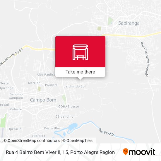 Mapa Rua 4 Bairro Bem Viver Ii, 15