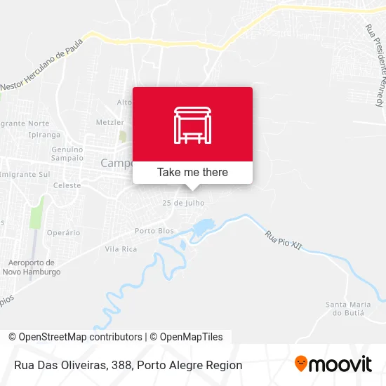Rua Das Oliveiras, 388 map