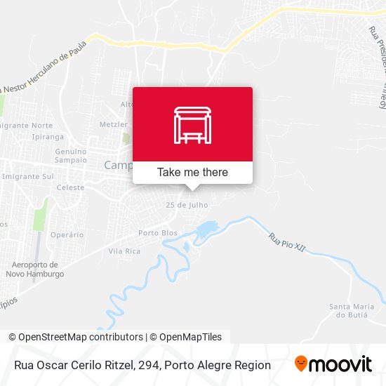 Rua Oscar Cerilo Ritzel, 294 map