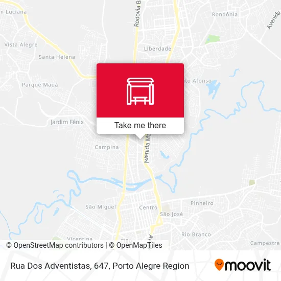 Rua Dos Adventistas, 647 map