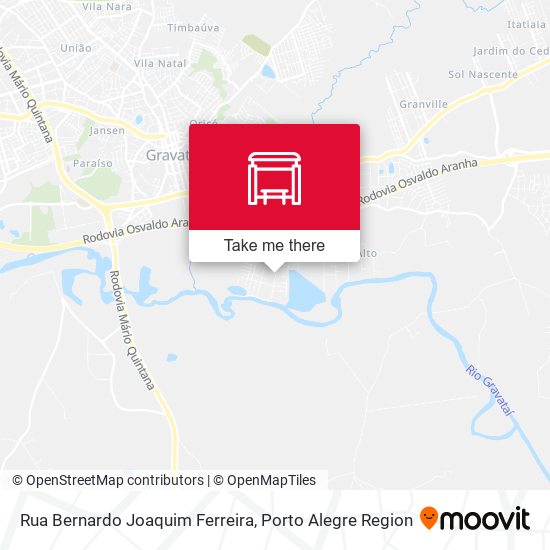 Rua Bernardo Joaquim Ferreira map