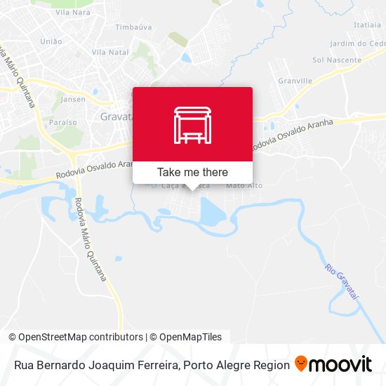 Rua Bernardo Joaquim Ferreira map