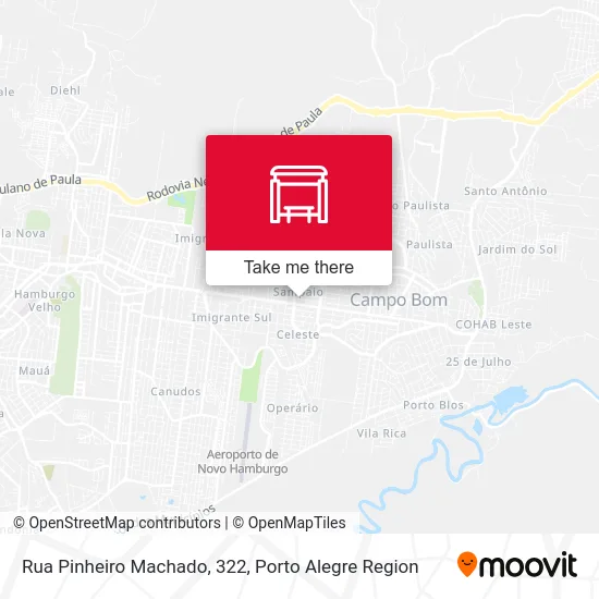 Rua Pinheiro Machado, 322 map