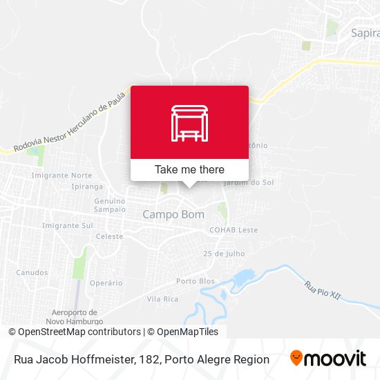 Rua Jacob Hoffmeister, 182 map