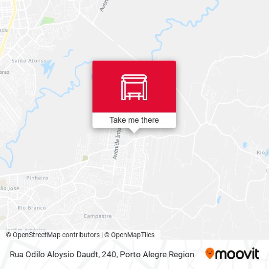 Rua Odilo Aloysio Daudt, 240 map
