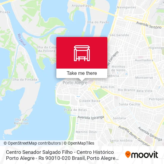 Centro Senador Salgado Filho - Centro Histórico Porto Alegre - Rs 90010-020 Brasil map