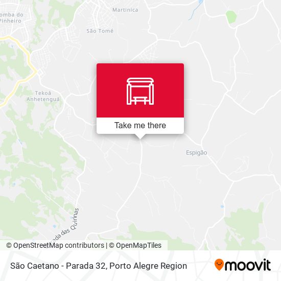 São Caetano - Parada 32 map