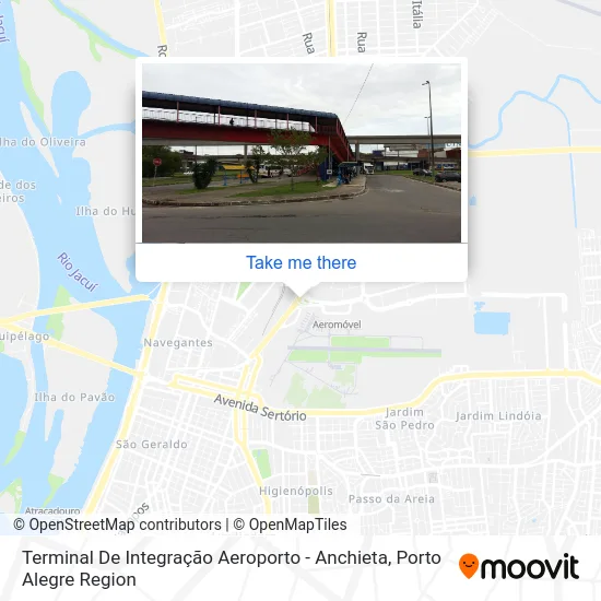 Terminal De Integração Aeroporto - Anchieta map